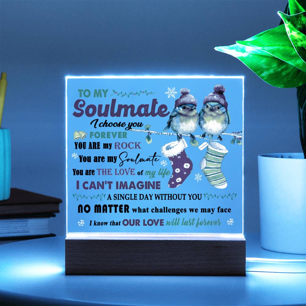 Soulmate - Last Forever Acrylic Plaque