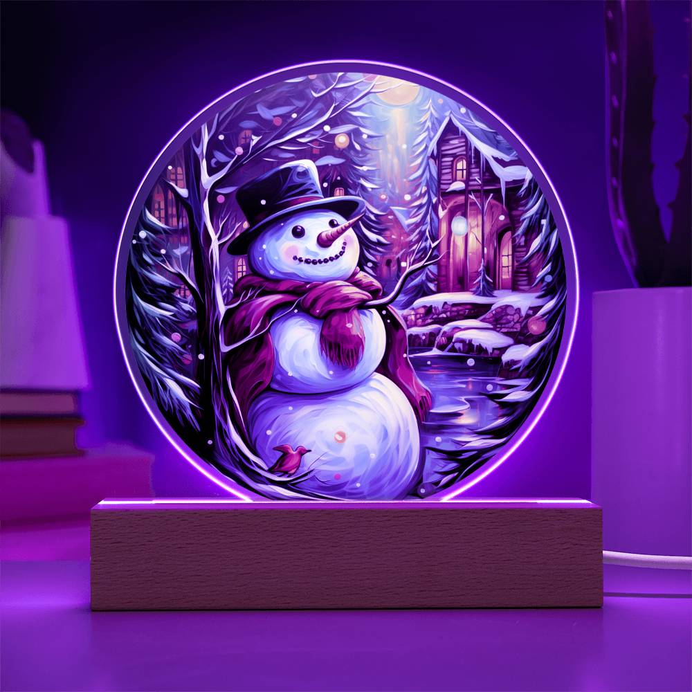 Snowman is Feeling Acrylic Plaque