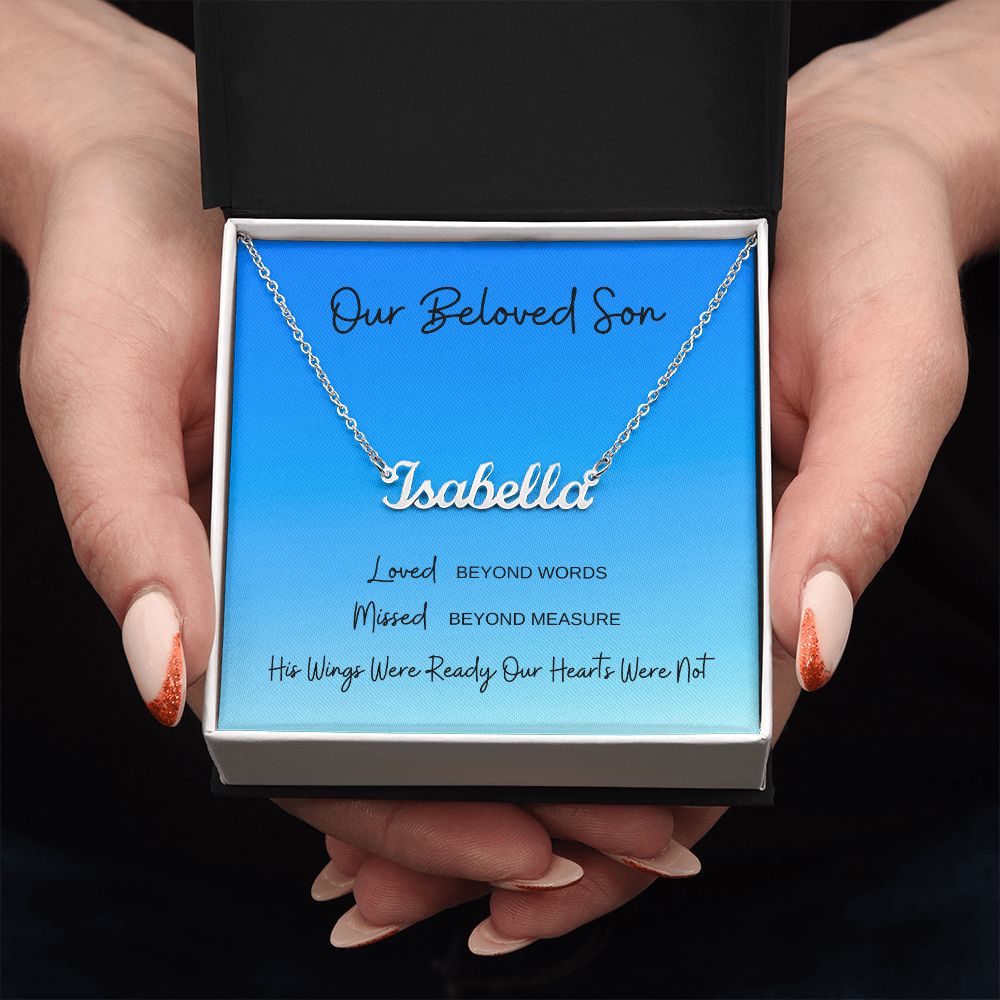 Our Beloved Son | Sympathy | Bereavement Gift for Wife | Loss of son