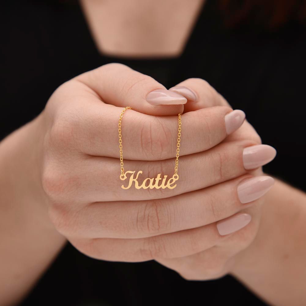 TO MY GIRLFRIEND | PERSONALIZED NAME NECKLACE | GIFTS FOR HER | CUSTOM NAME NECKLACE | VALENTINE'S DAY