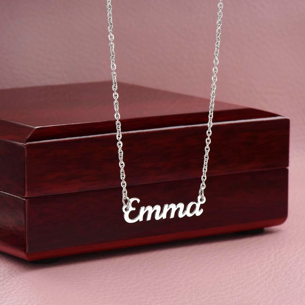 TO MY GIRLFRIEND | PERSONALIZED NAME NECKLACE | GIFTS FOR HER | CUSTOM NAME NECKLACE | VALENTINE'S DAY