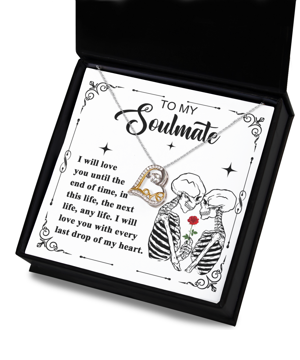 Soulmate | End of Time | Love Dancing Necklace