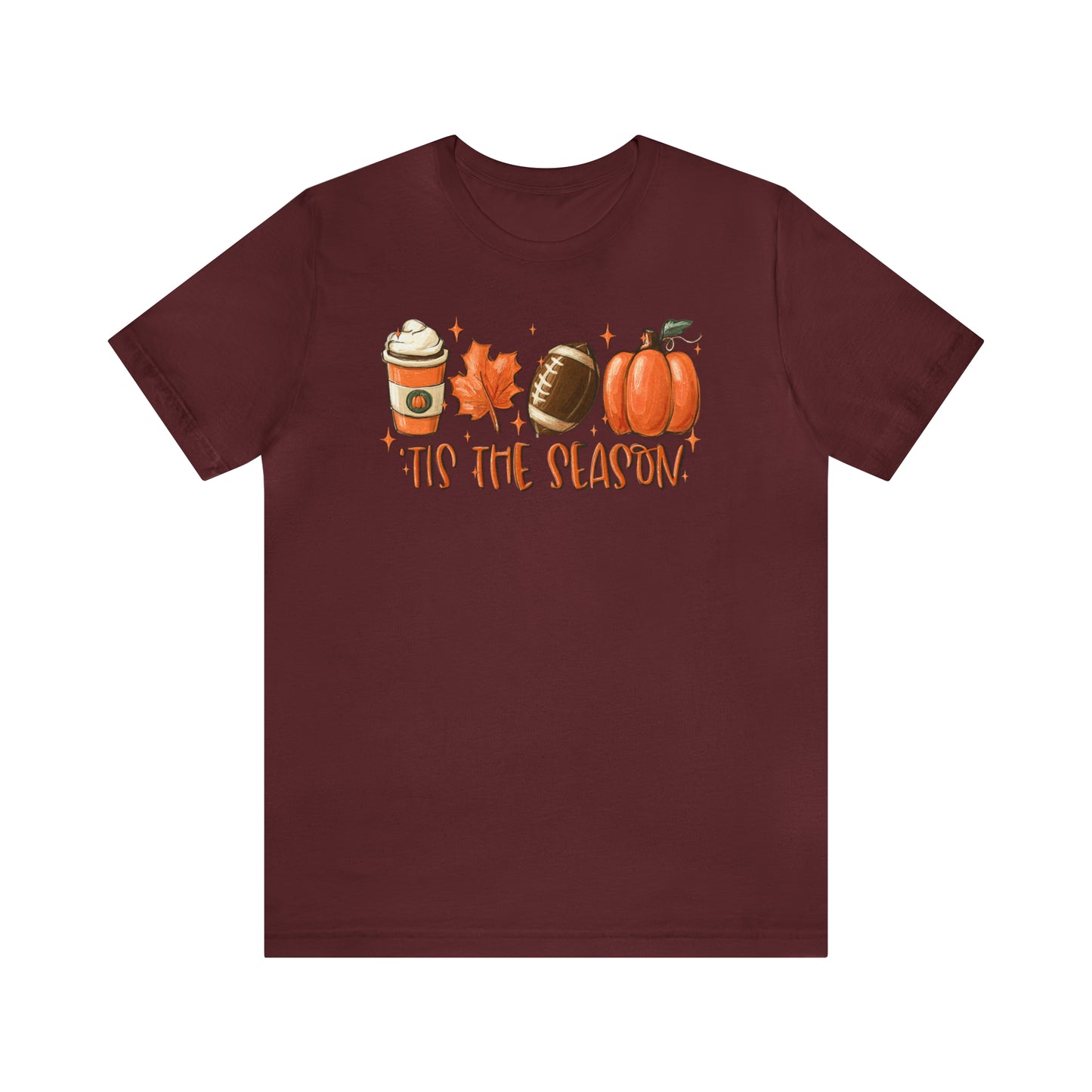 Tis the Season Canvas and Bella Fall T Shirt