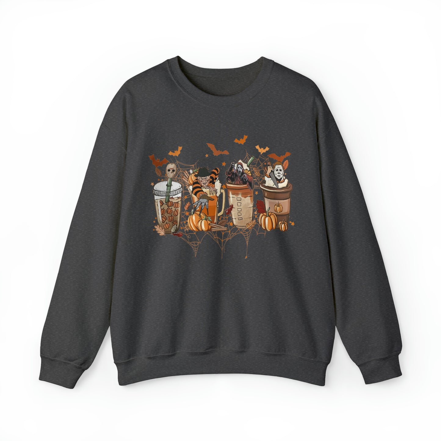 Skeleton Coffee Cups Sweatshirt