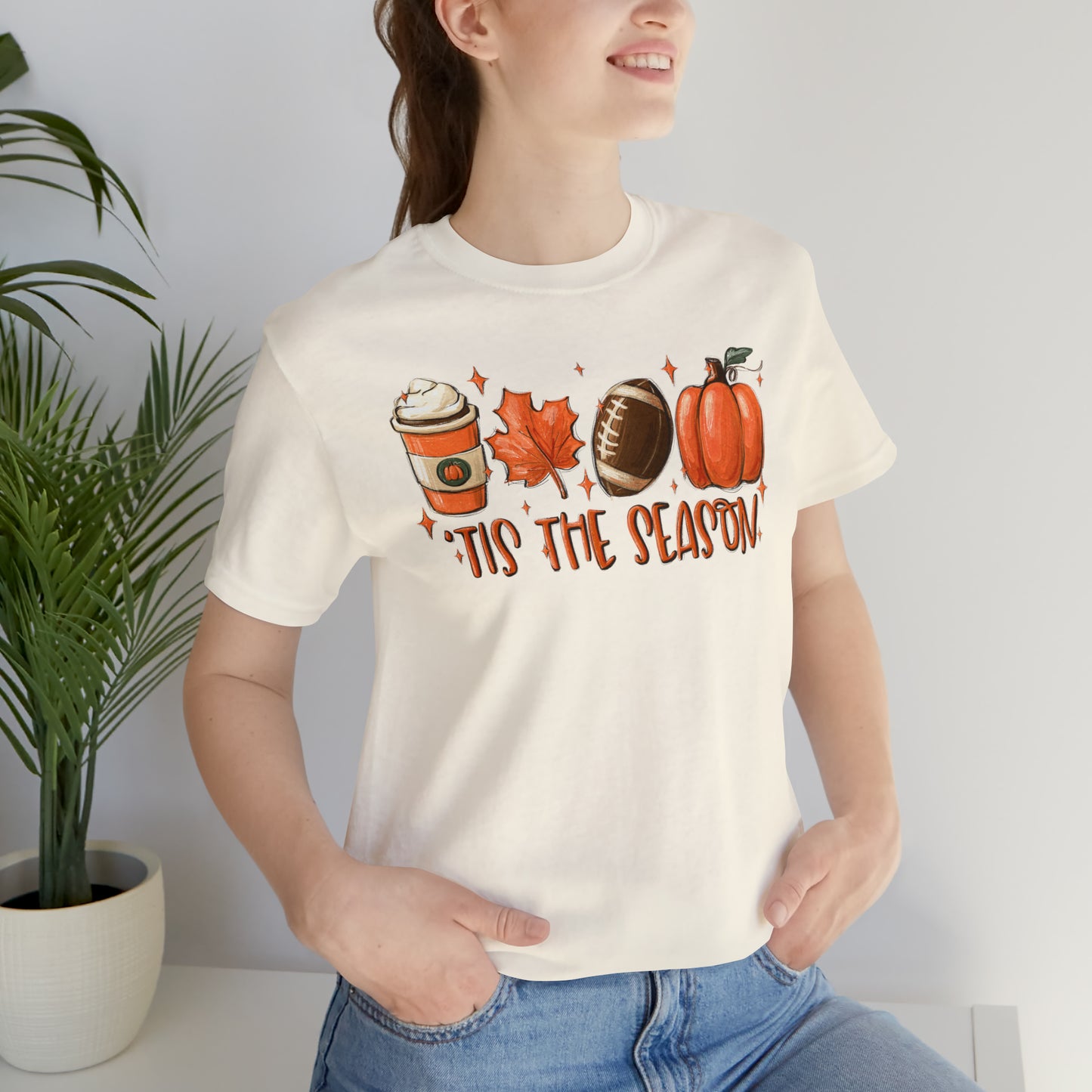 Tis the Season Canvas and Bella Fall T Shirt