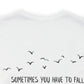 Women's Bella Canvas Jersey Short Sleeve Tee - Sometimes you have to fall