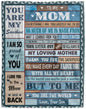 To My Mom - Everything I Am Blanket - From Son