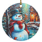 Snowman is Feeling Ceramic Ornament