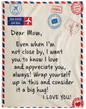 Dear Mom- Even When I am Not Close By Blanket