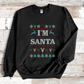 I'mSanta Unisex Funny Couples Ugly Christmas Sweater