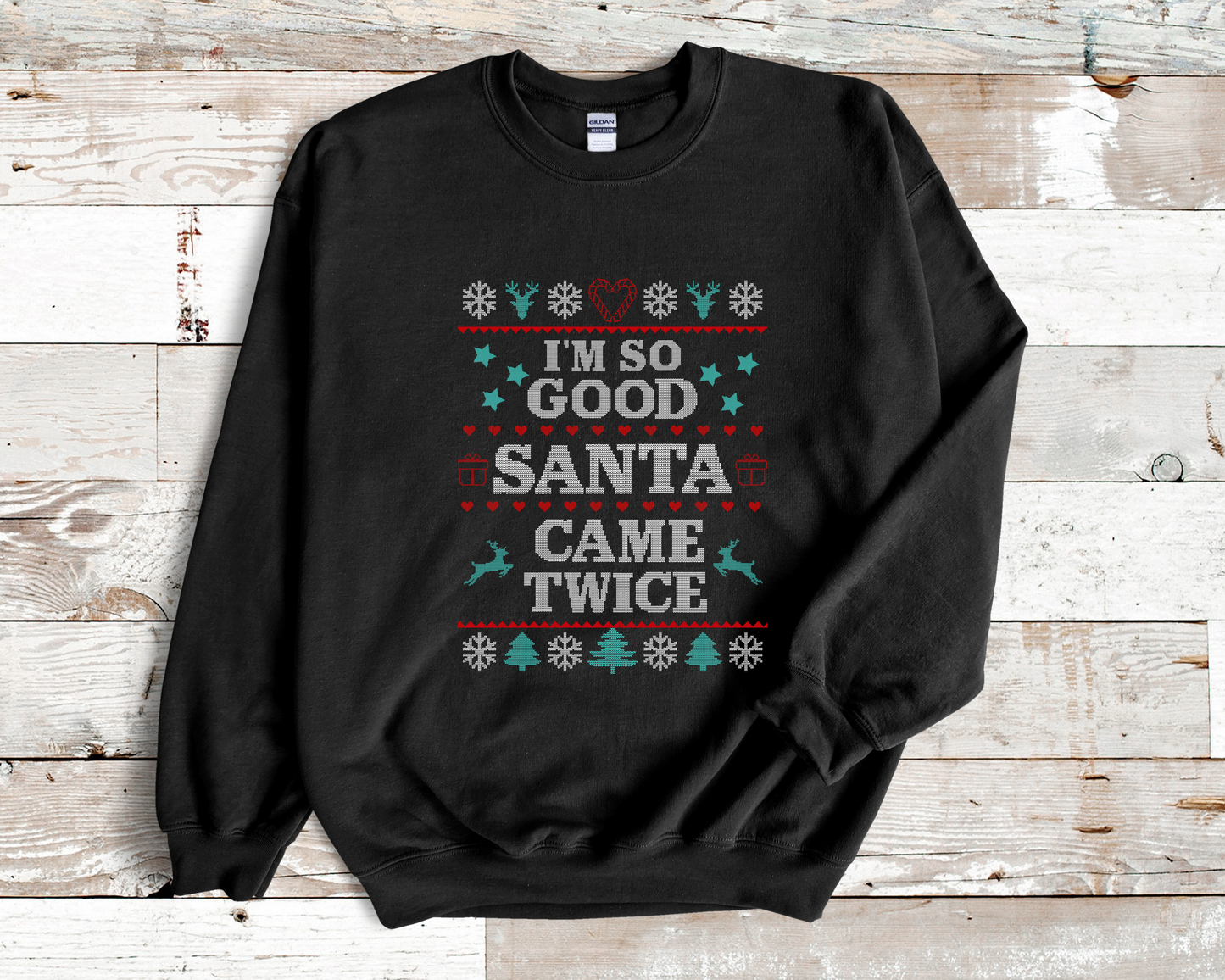 I'mSanta Unisex Funny Couples Ugly Christmas Sweater