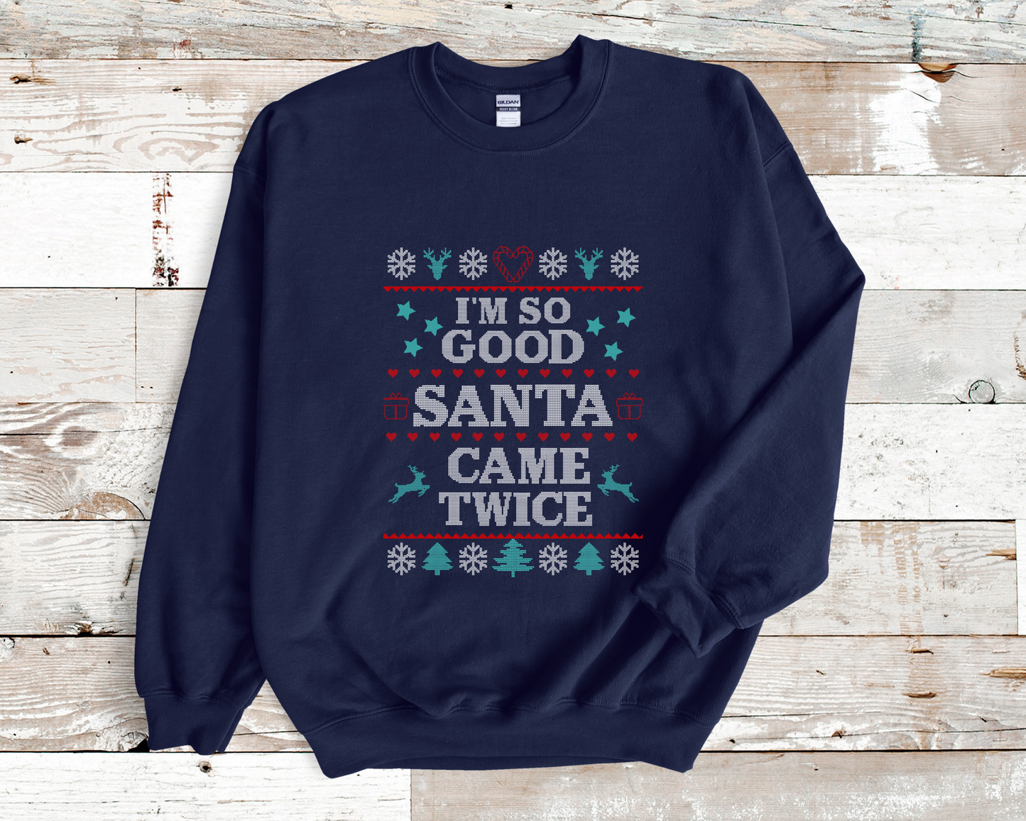 I'mSanta Unisex Funny Couples Ugly Christmas Sweater