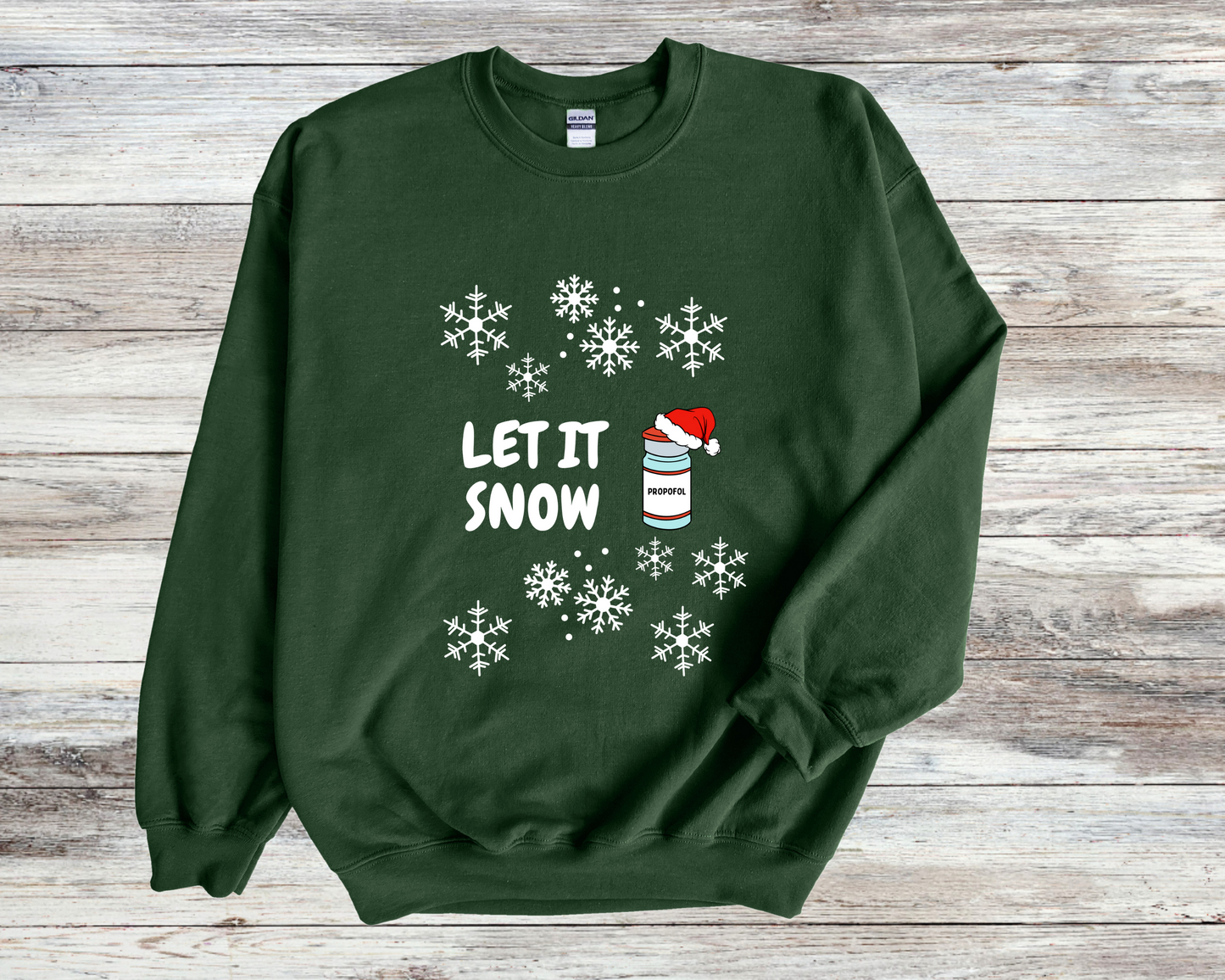 Let It Snow Humor Sweatshirt