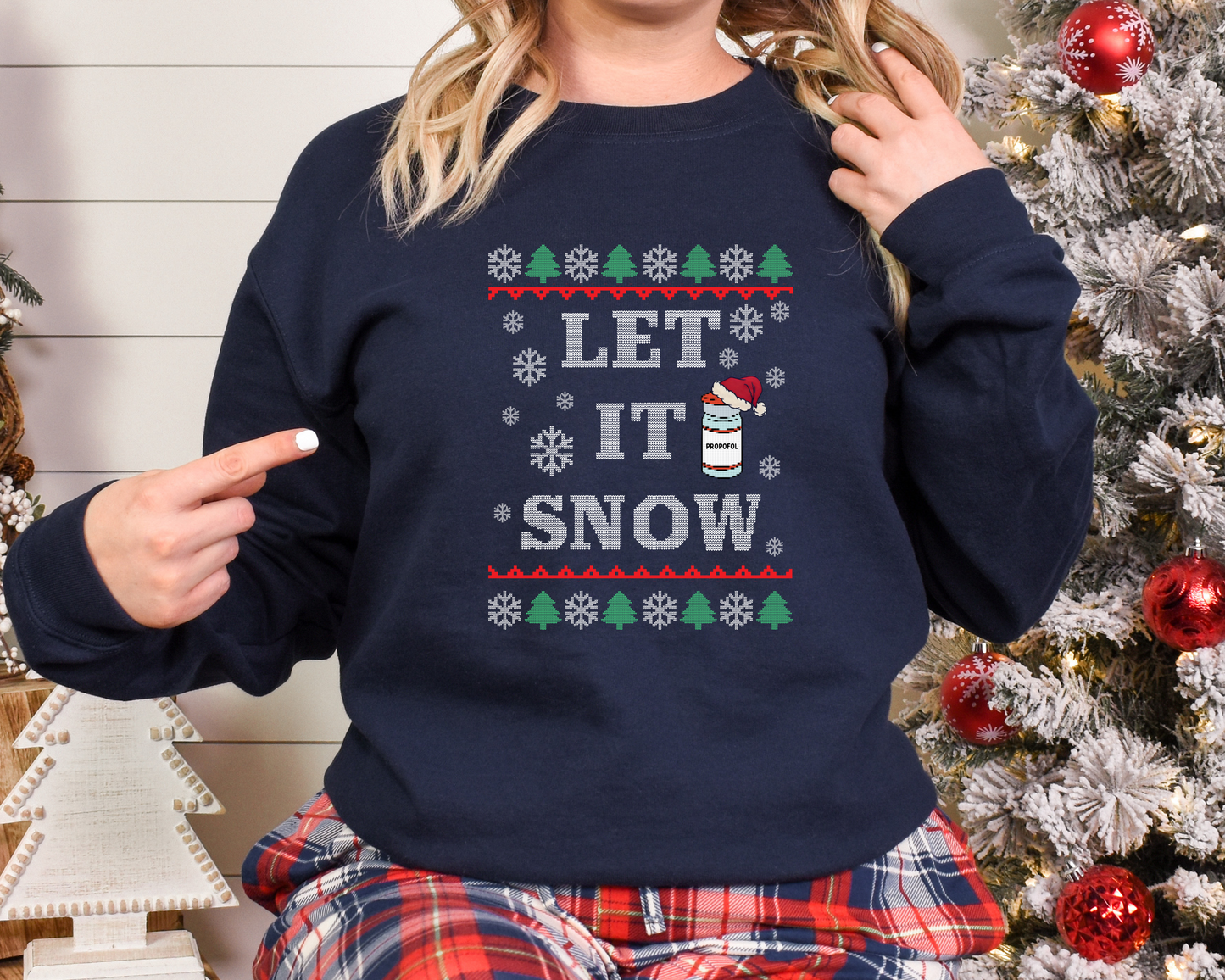 Let It Snow Ugly Sweater Version