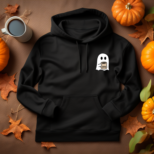 Little Ghost Hot Coffee Hoodie Sweatshirt