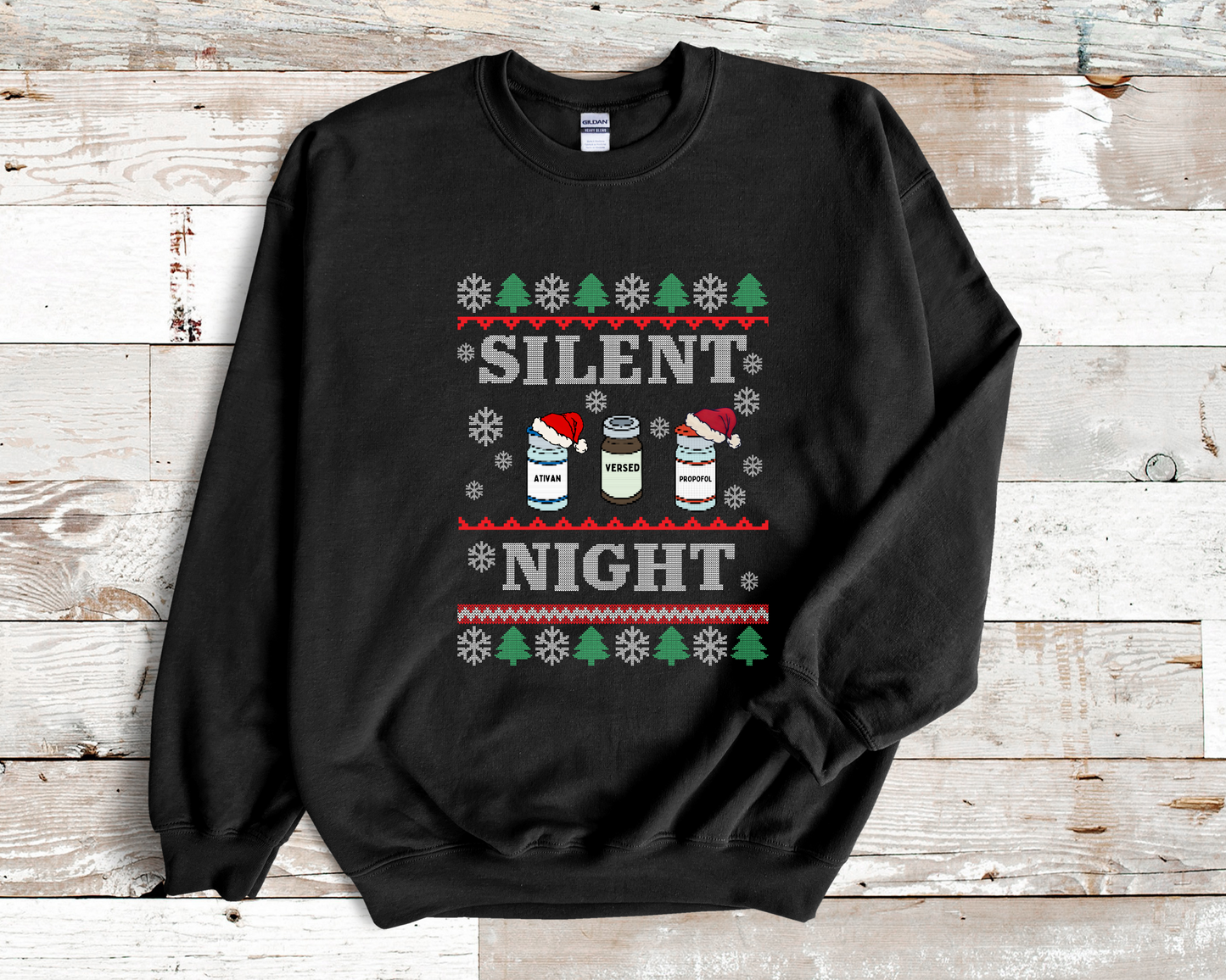 Silent Night Ugly Sweater