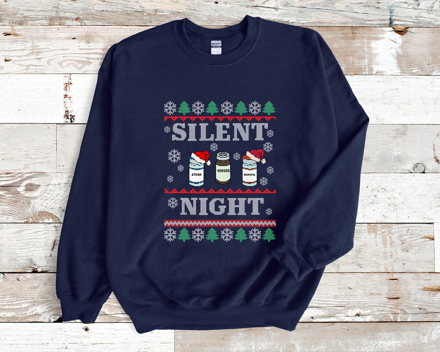 Silent Night Ugly Sweater