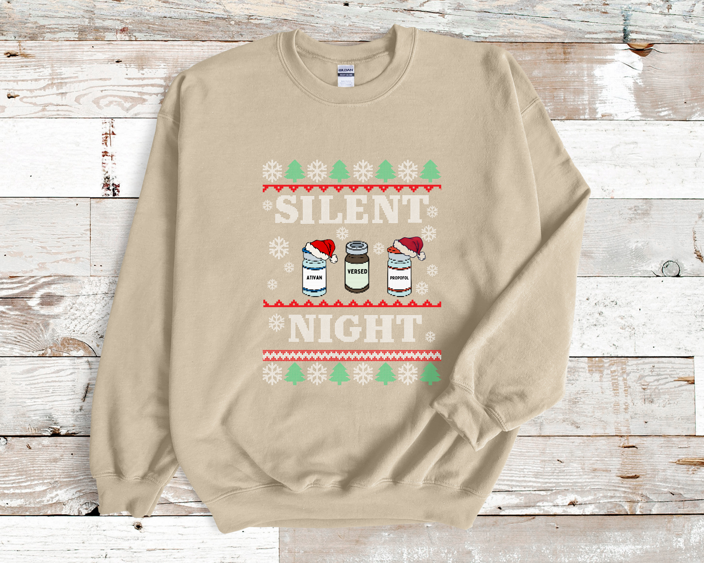 Silent Night Ugly Sweater