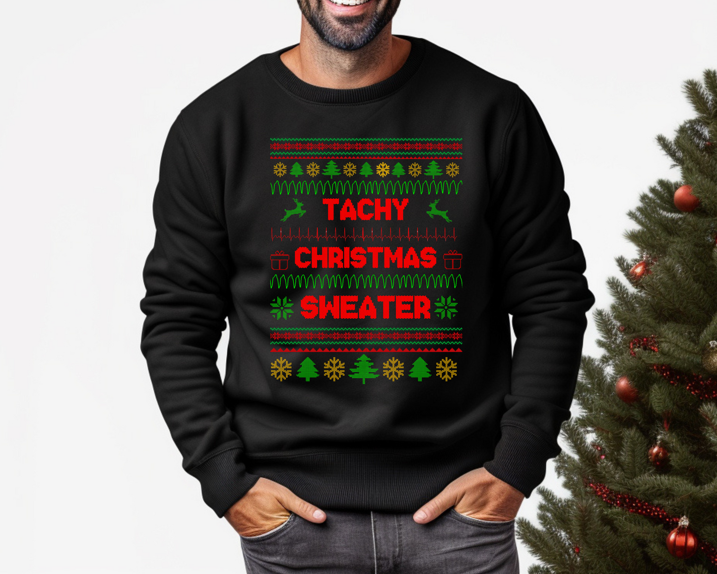 Tachy Christmas Sweater