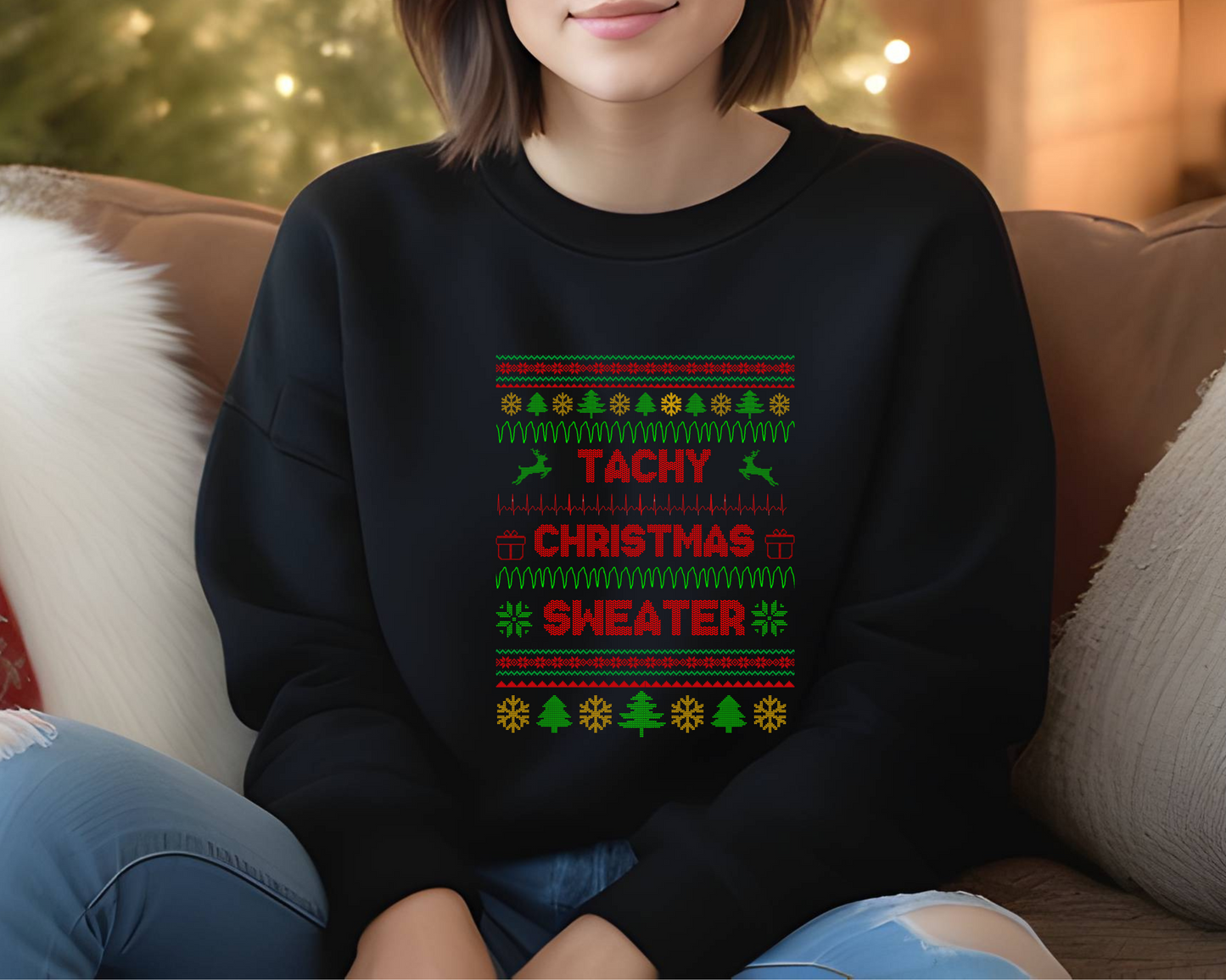 Tachy Christmas Sweater