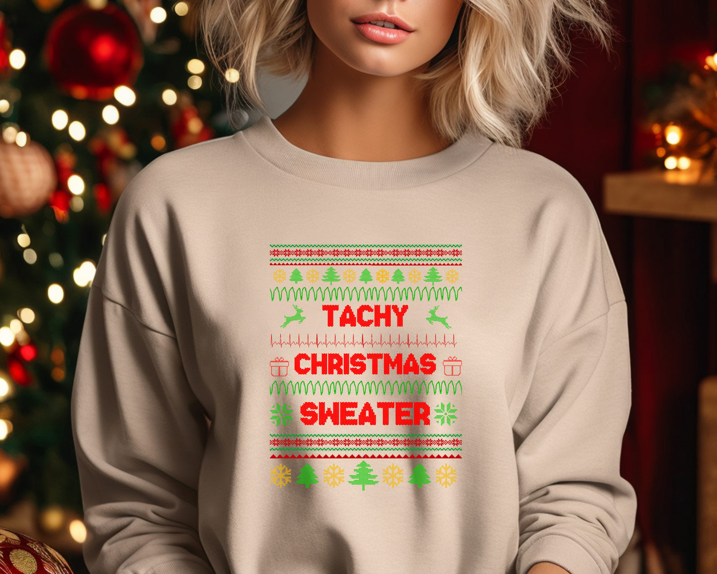 Tachy Christmas Sweater