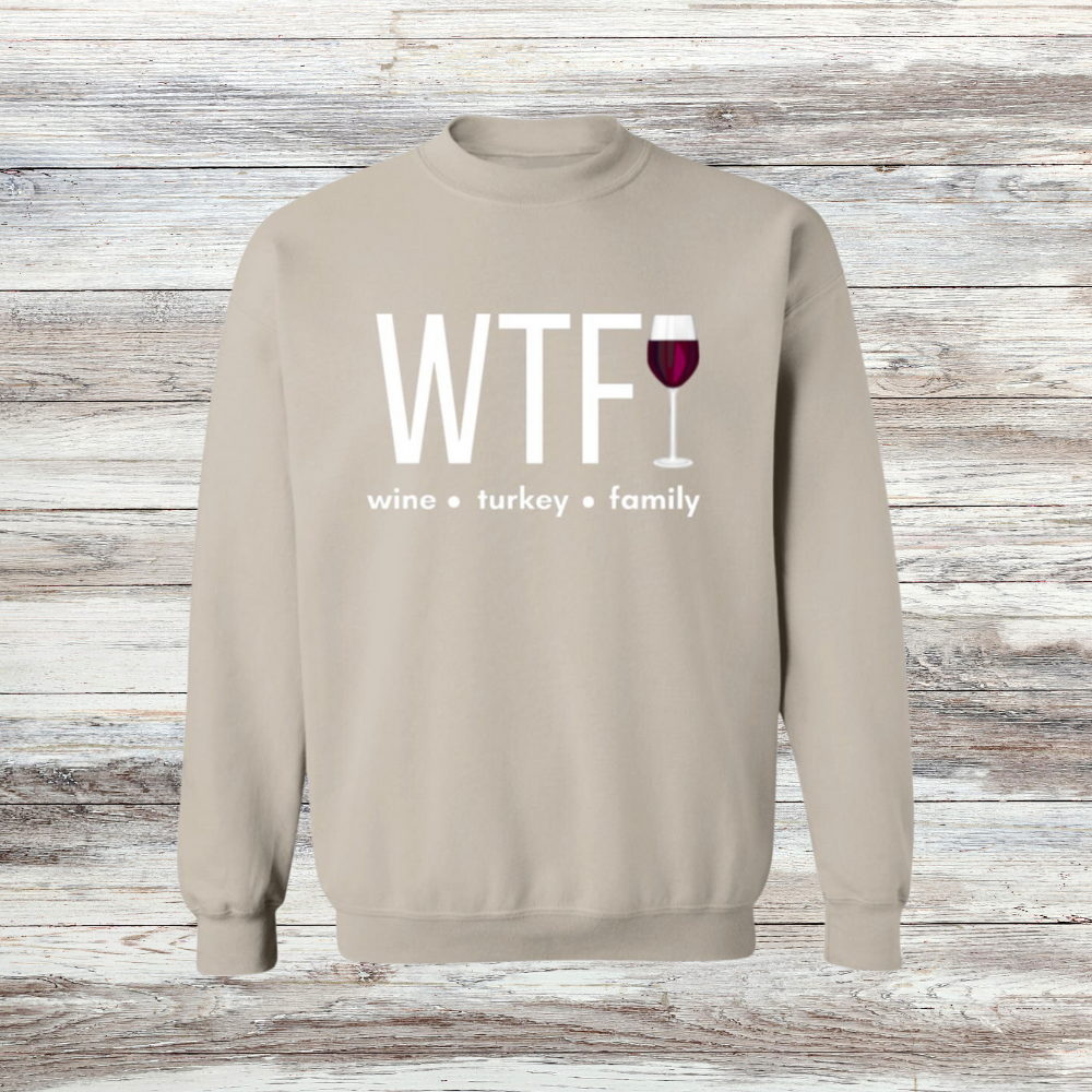 Wine Turkey Family Sweatshirt and Hoodie