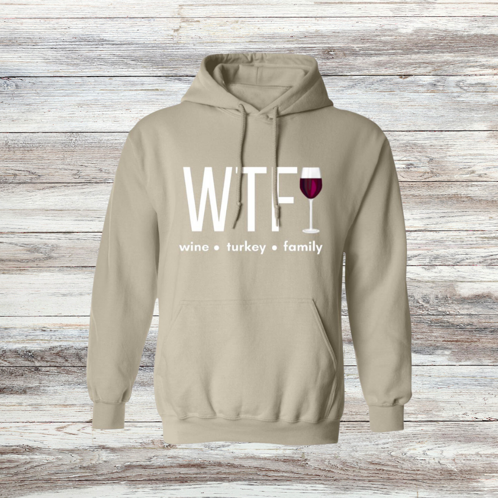 Wine Turkey Family Sweatshirt and Hoodie