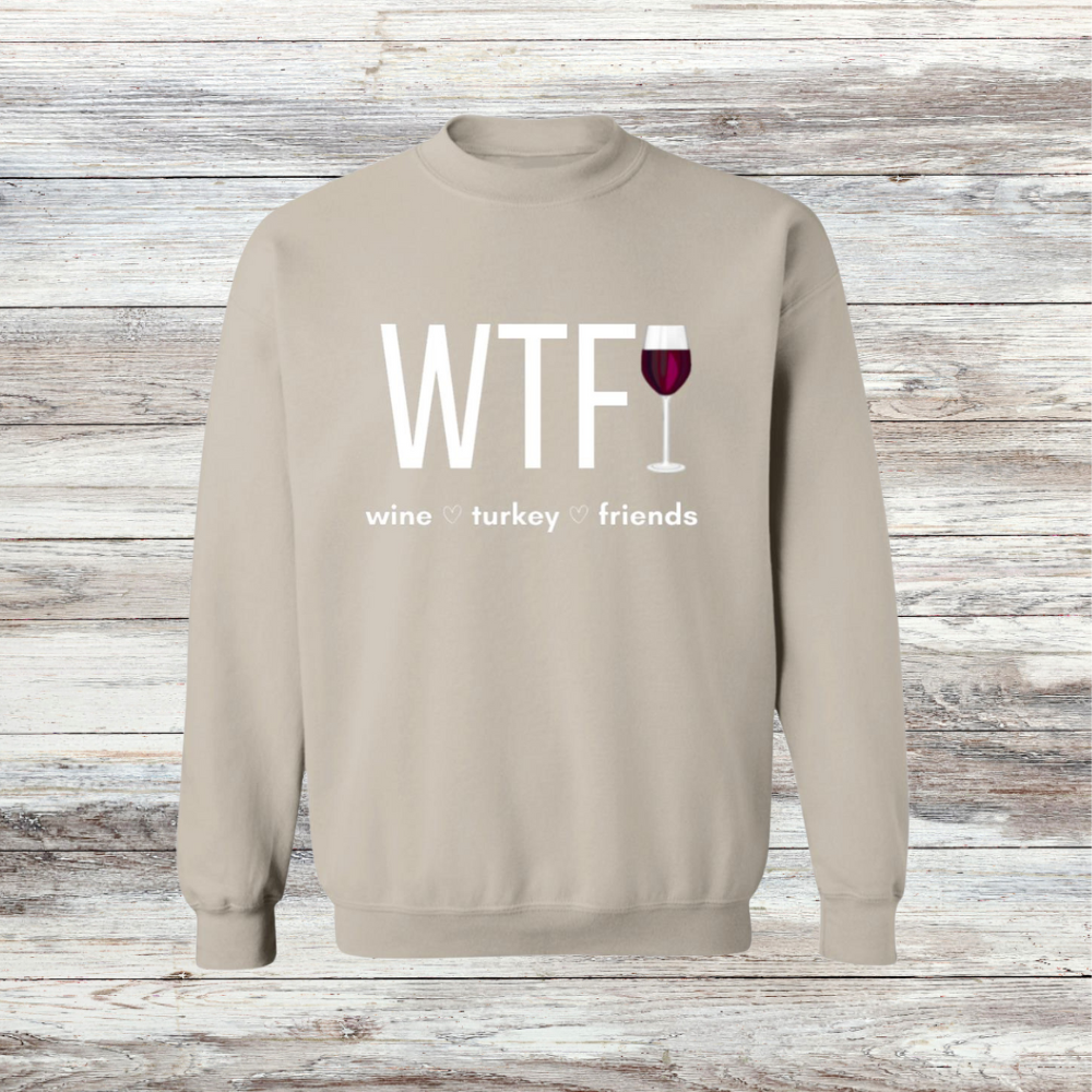 Wine Turkey Friends Sweatshirt and Hoodie