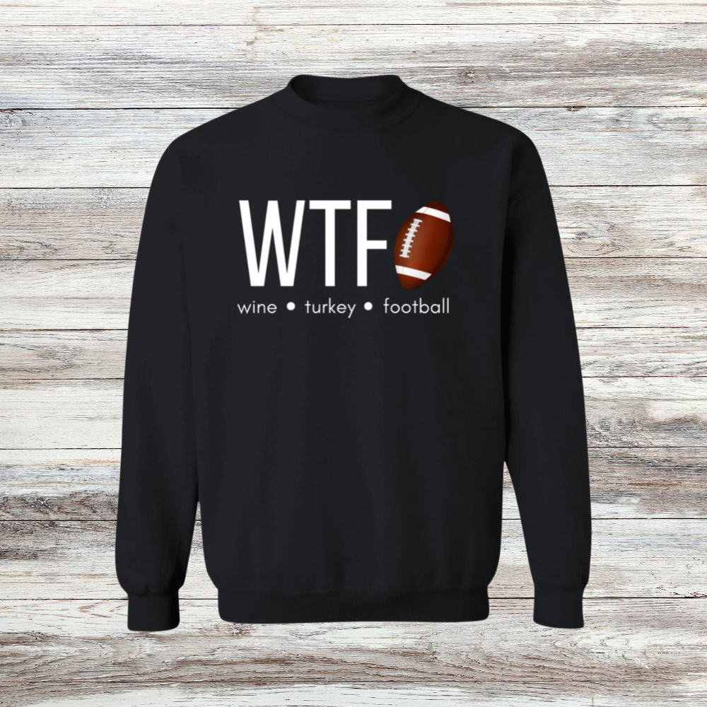 Wine Turkey Football Sweatshirt and Hoodie