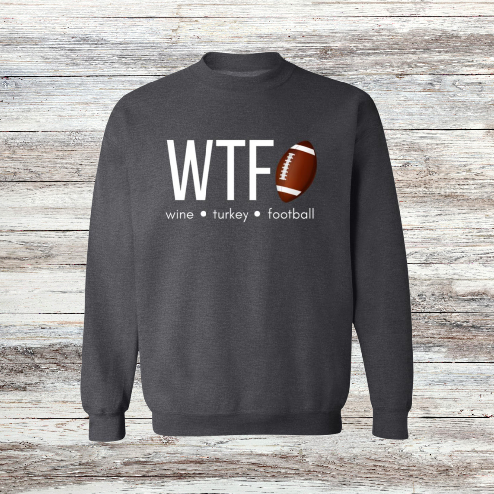 Wine Turkey Football Sweatshirt and Hoodie