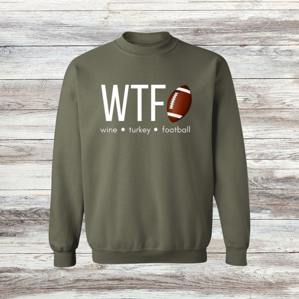 Wine Turkey Football Sweatshirt and Hoodie