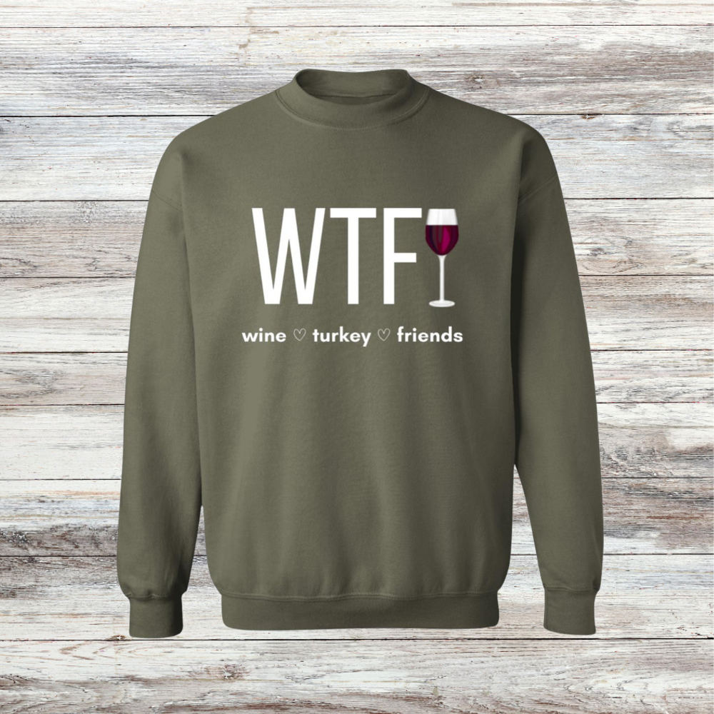 Wine Turkey Friends Sweatshirt and Hoodie