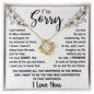 I'm Sorry | Love Knot Necklace