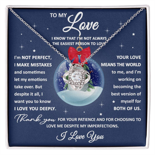 To My Love | Best Version | Love Knot Necklace