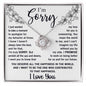 I'm Sorry | Love Knot Necklace