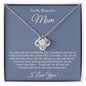 Beautiful Mom | Love Knot | Gift for Mom | Mother's Day