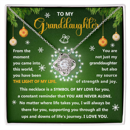 Granddaughter | Symbol of Love | Love Knot Necklace
