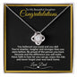 My Beautiful Daughter | Love Knot Necklace | Congratulations | Graduations | Gift for Her