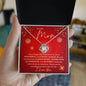 To My Mom | Strong Woman | Love Knot Necklace
