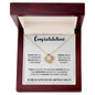 Congratulations - Behind You | Love Knot Necklace | Graduation | Daughter | Gift for Her | Niece | Granddaughter