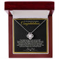 My Beautiful Daughter | Love Knot Necklace | Congratulations | Graduations | Gift for Her