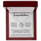 Congratulations - Behind You | Love Knot Necklace | Graduation | Daughter | Gift for Her | Niece | Granddaughter