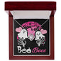 Boo Bees | Love Knot Necklace | Halloween