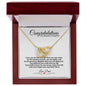 Congratulations - My Beautiful Daughter | Interlocking Hearts | Gift for daugther | Congratulations