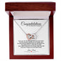 Congratulations - My Beautiful Daughter | Interlocking Hearts | Gift for daugther | Congratulations
