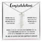 Congratulations - Behind You | Personalized Name Necklace | Graduation | Gifts for Her | Daughter | Niece | Granddaughter