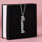 PERSONALIZED NAME NECKLACE - VERTICAL