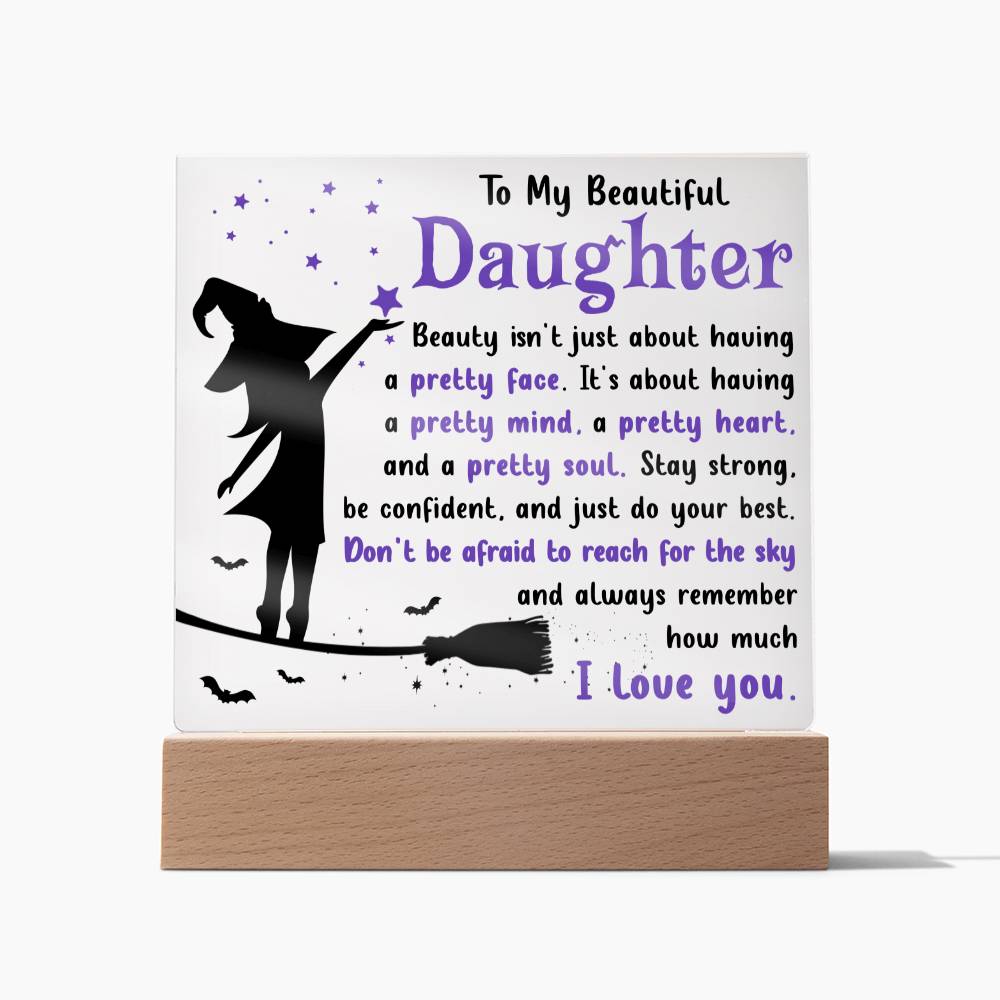 Daughter | Pretty Soul | Acrylic Plaque