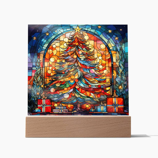 Stained Glass Christmas Tree