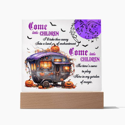 Halloween | Garden of Magic | Acrylic Plaque